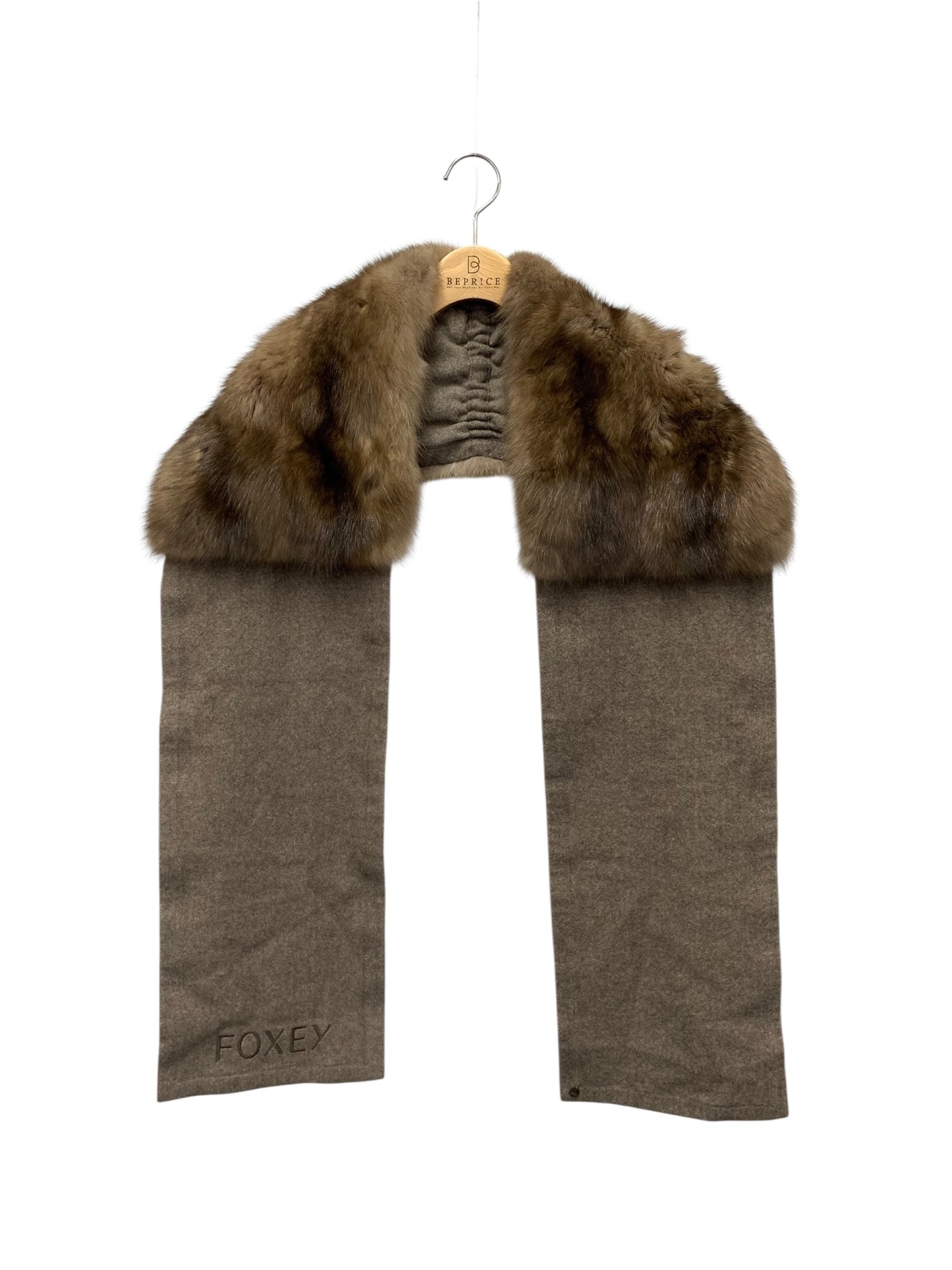 フォクシーブティック Sable Stole SONATINE 37367 マフラー ブラウン セーブルファー ITTQBXXYXSVE