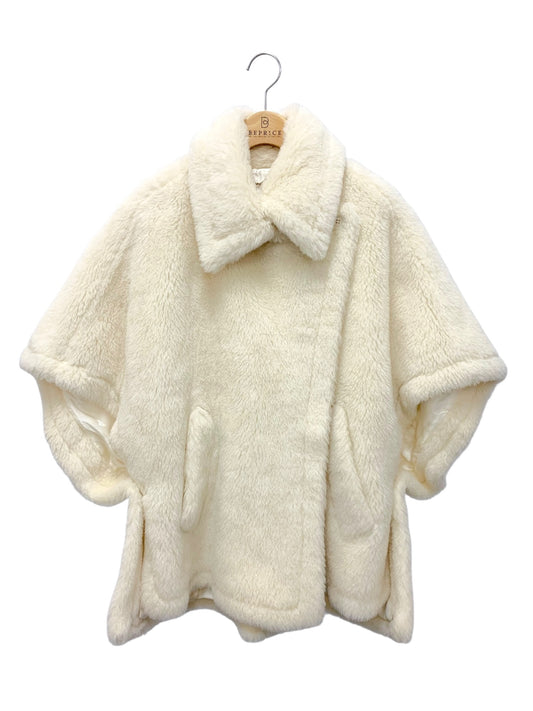 マックスマーラ 23473619336 ポンチョ ホワイト テディベア IT4QKJO4C8ZC 【SALE】