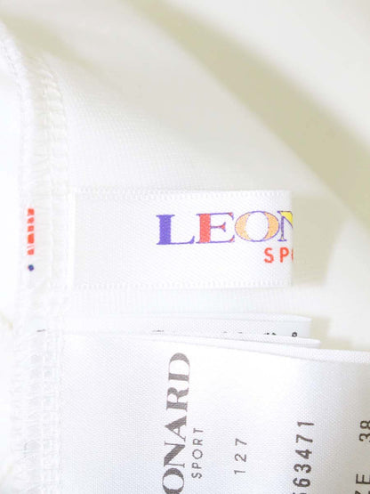 レオナールスポーツ 0563471 パンツ 38 ホワイト ジャージー ストレッチ ITVCDAS9MDXC