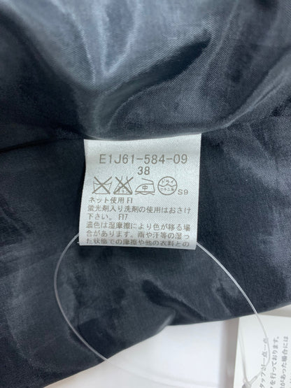 バーバリーブルーレーベル E1J61-584-09 シャツワンピース 38 グレー ノバチェック ホースロゴ ITXR2T60B2E8