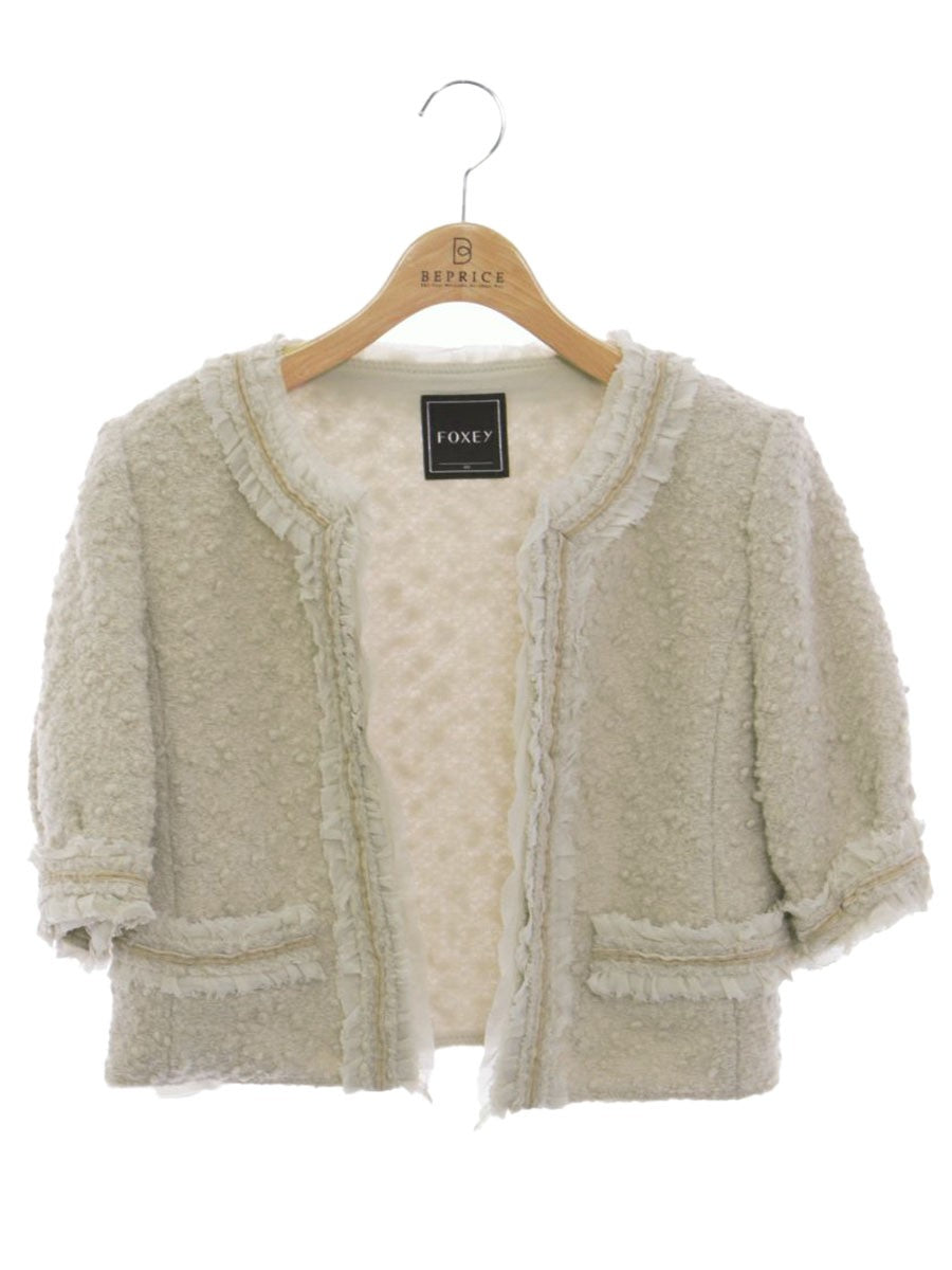 フォクシーブティック RINGリングダンス 28742 ジャケット 40 ベージュ ITT83XUK9RTY