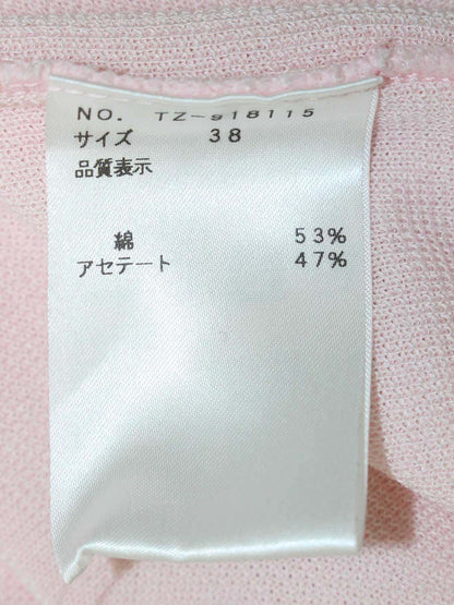 エムズグレイシー 918115 38 ピンク ニット ボレロ IT7A11ZLEJ9W