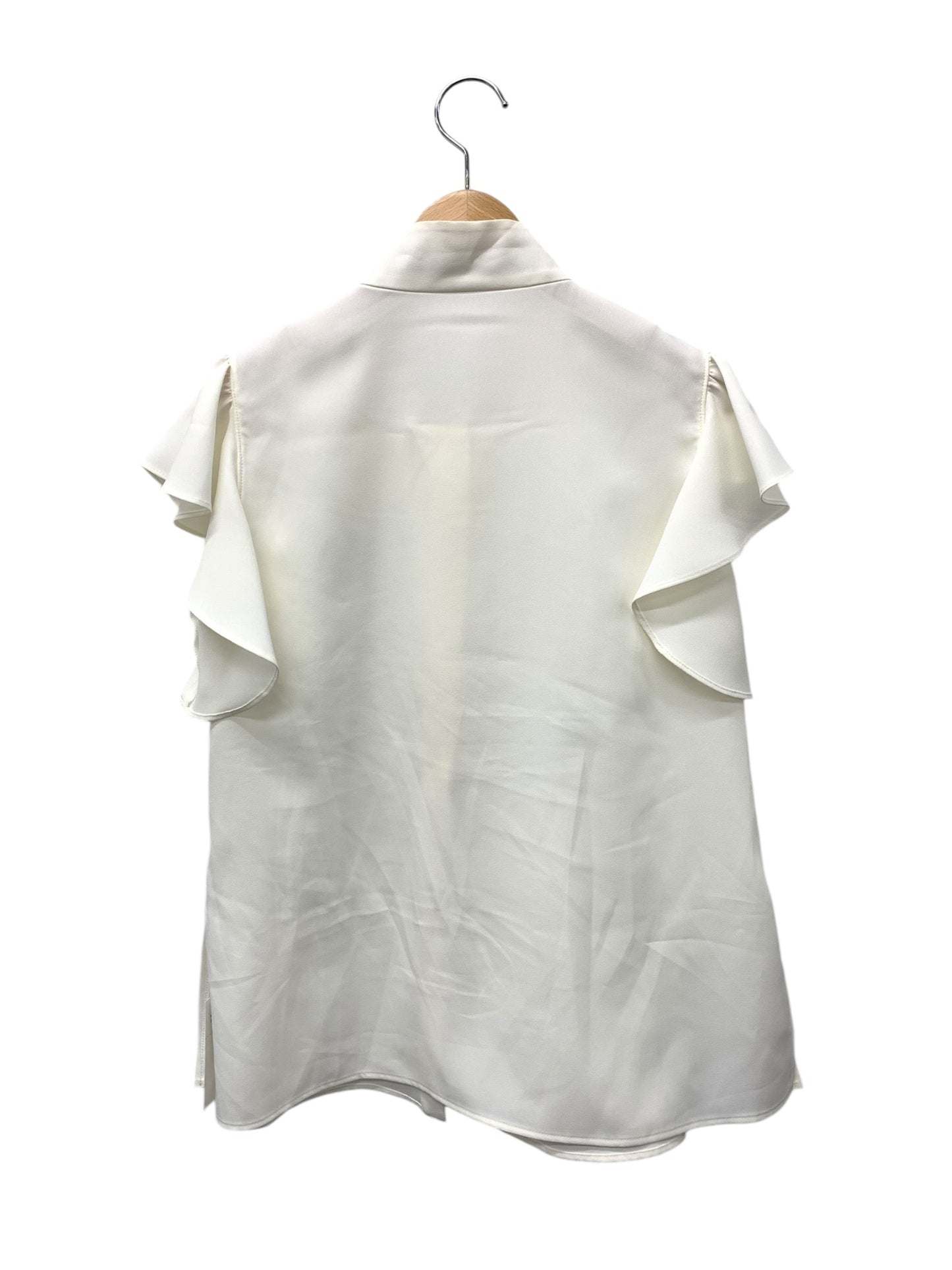 ルネ Blouse 5431190 ブラウス 36 ホワイト リボン フリル IT475BU0PV0T