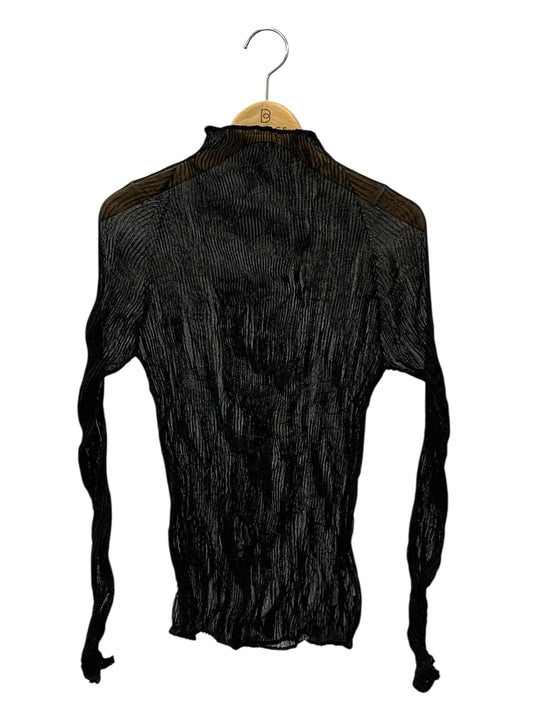 イッセイミヤケ IM61FJ421 カットソー 2 ブラック ブラウス プリーツ ITIIVDDD3PD8