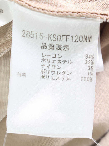 フォクシーブティック 28515 ワンピース 38 ベージュ 28515 プリーツ切替ワンピース IT3M15XCS6M0