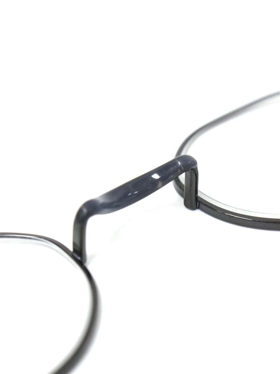 金子眼鏡 VINTAGE KV-111 眼鏡 メガネ ブラック オーバル フルリム メタルフレーム ITIQBDG6GPHN 【SALE】