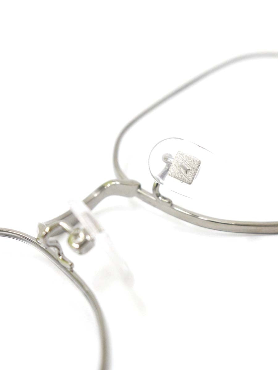 ゴールドファイル GPE-5025 メガネ ブラック/シルバー メタルフレーム フルリム オクタゴンシェイプ ITLY10KZ7BDE