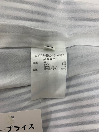 フォクシーニューヨーク DRESS SUMMERRUFFLE サマーラッフル 40096 ワンピース 38 ネイビー ストライプ ITUSMXS7KBEE