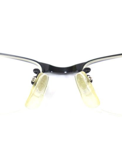 ラインアートシャルマン XM1122 メガネ ブラック メタルフレーム ハーフリム スクエア ITCMDR9FL2CM 【SALE】