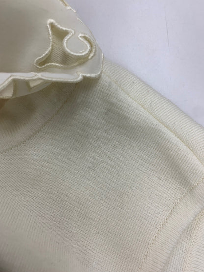 フォクシーブティック Viola Top ヴィオラトップ 44933 ニット 38 ホワイト 衿付 ITUE0VF3JOAW 【SALE】