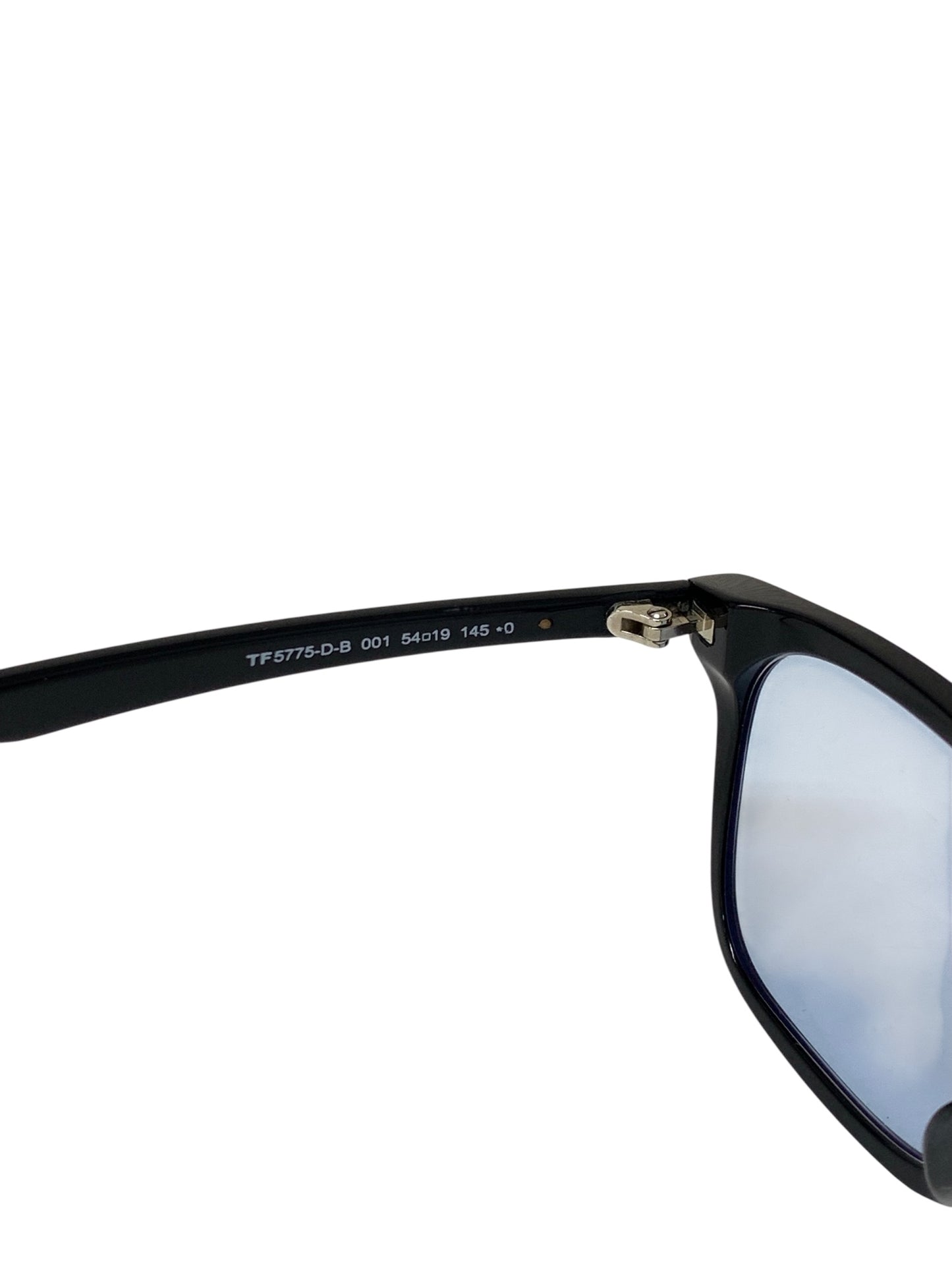 トムフォード TF5775-D-B メガネ ブラック/シルバー ウェリントン アジアンフィット IT9QNF0AFLPC