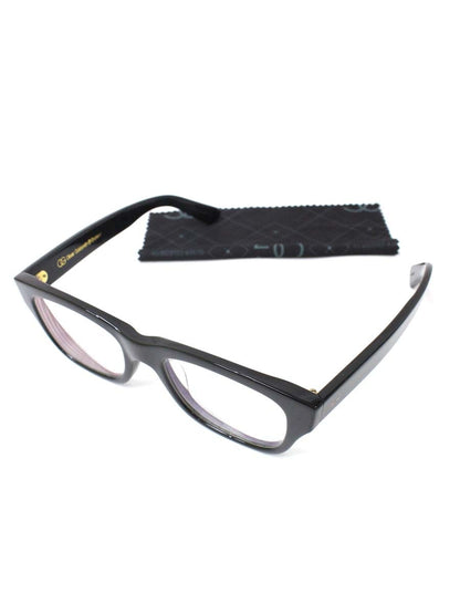 オリバーゴールドスミス CONSUL Nero メガネ ブラック セルフレーム フルリム スクエアウエリントン IT3TFYJQPCXG