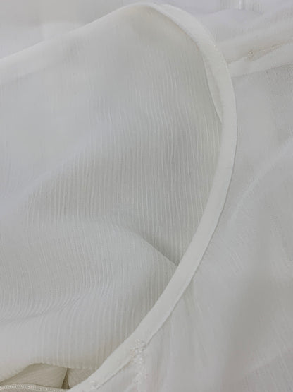 コトゥー W3M03-330-02 シャツ 38 ホワイト ボウタイブラウス フリル パフスリーブ ITA1Y4ENGC22