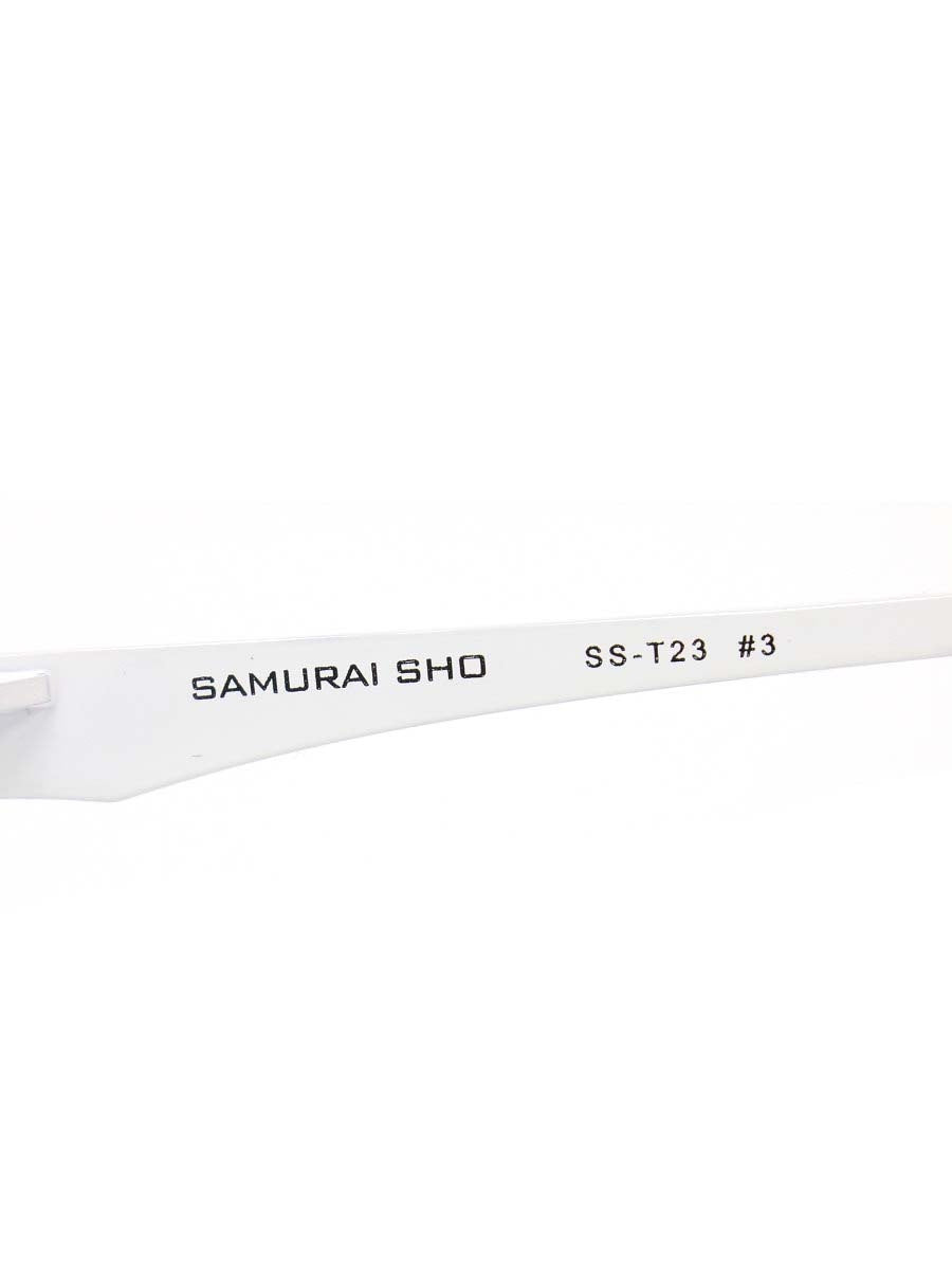サムライ翔 SS-T23 メガネ ホワイト 智 メタルフレーム スクエア