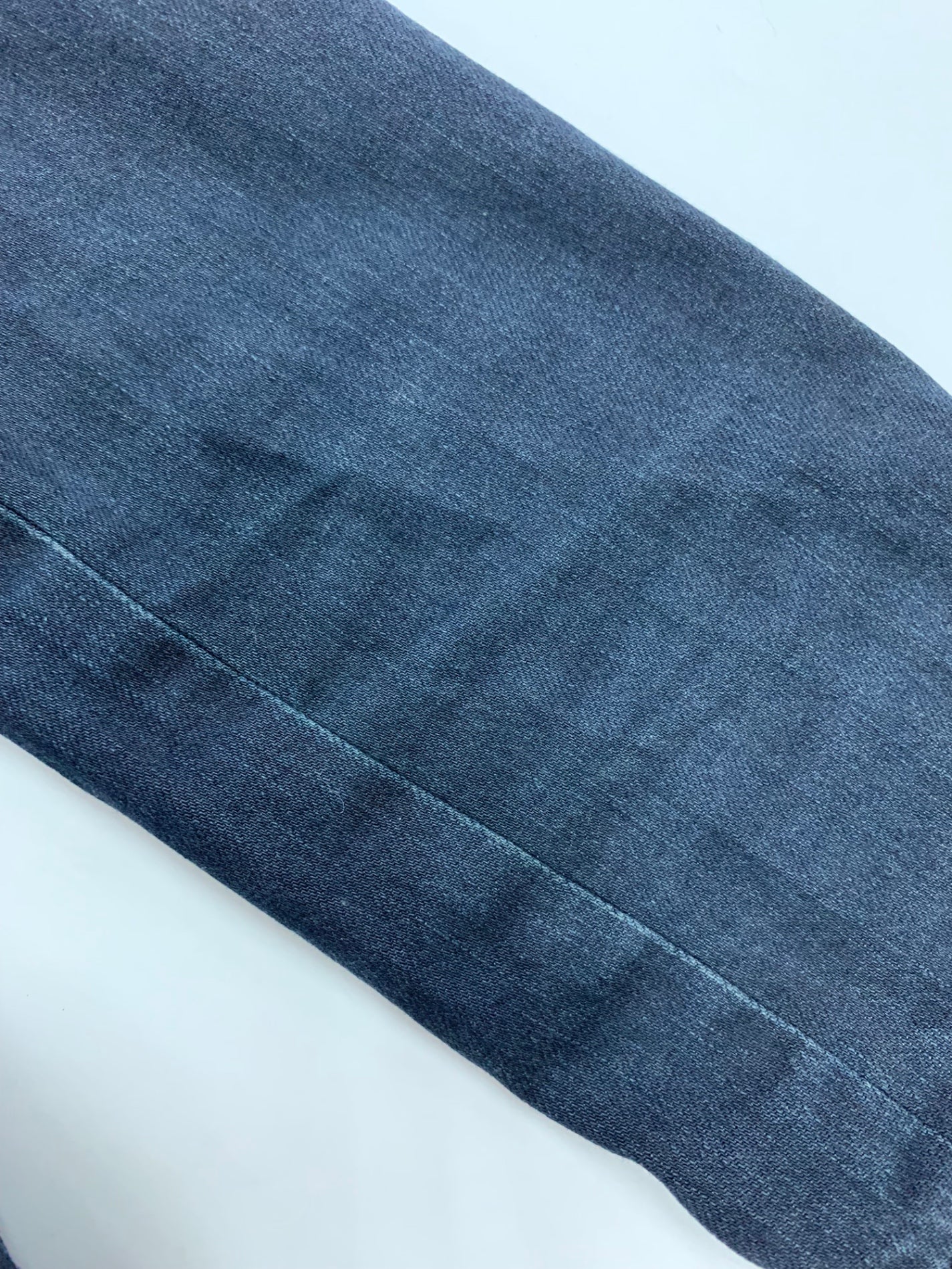 エムズグレイシー 224542 デニムジャケット 38 ネイビー レッキスファー衿 ライナー付き ITYKIP31D5T7