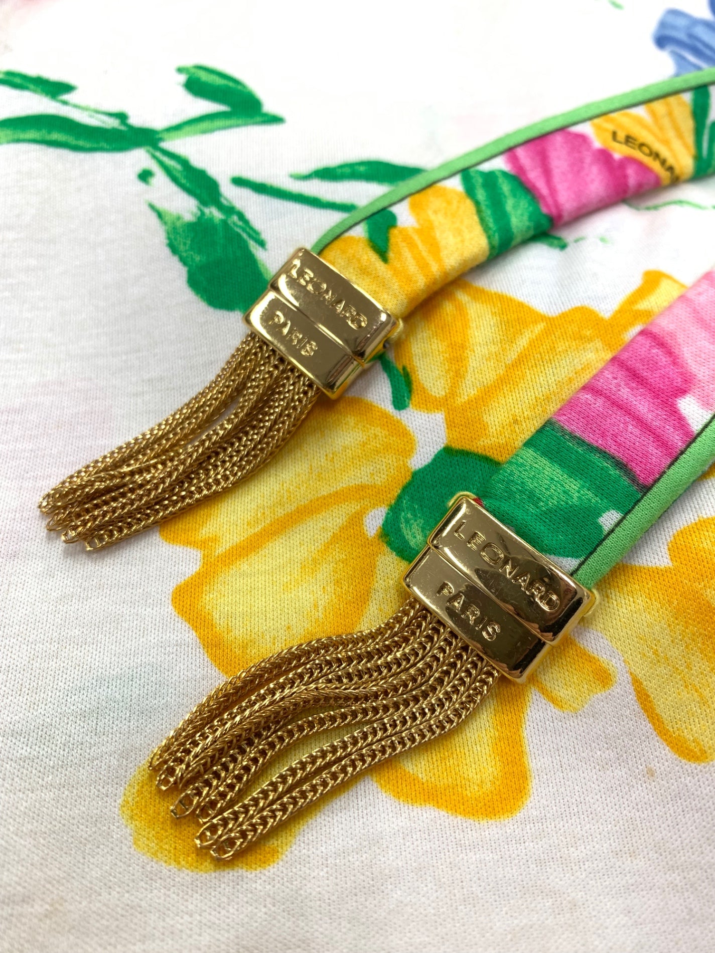レオナールファッション 0390100 ワンピース M 花柄 アイボリー コットン IT04GU2UBH39