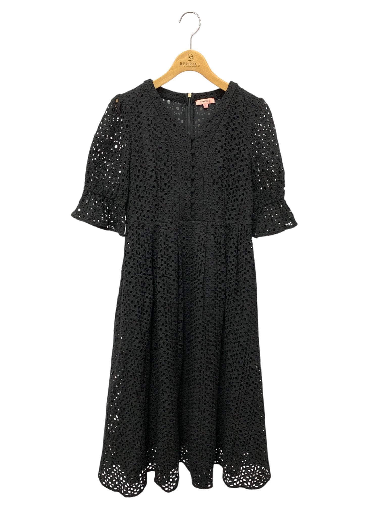 ✨美品✨ TOCCA （トッカ）ワンピース　バイカラー　近年　定価3.6万円 トッカ TOCCA ワンピース バイカラー 美品♡トッカ ドッキング