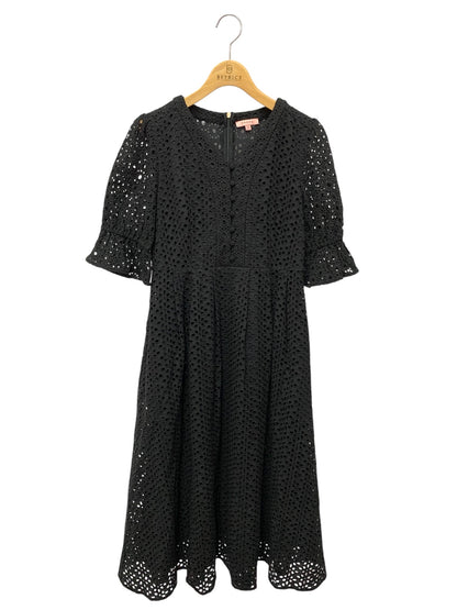 トッカ ZELLIGE ドレス OPTOCS0390 ワンピース 2 ブラック レース パンチング ITZDCVOWRIDG