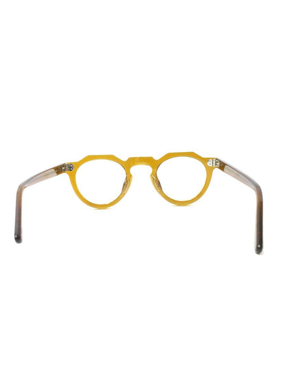 レスカルネティエ Pica メガネ ブラウン セルフレーム クラウンパント IT6C07W0PD2S