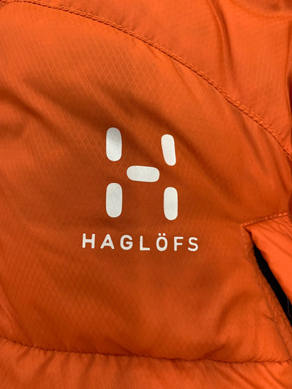 ホグロフス ダウンジャケット XS オレンジ フーディ IT3RTN9XCKO4