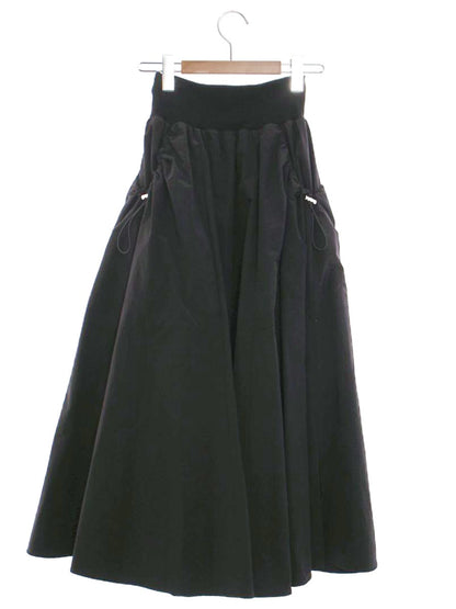 フェンネル 002583 スカート F ブラック ニットウエスト フレア ITITHSFQ0690