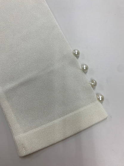 ルネ 6132150 トップス 36 ホワイト パール ロゴプレート ITS1NFX7K8AW