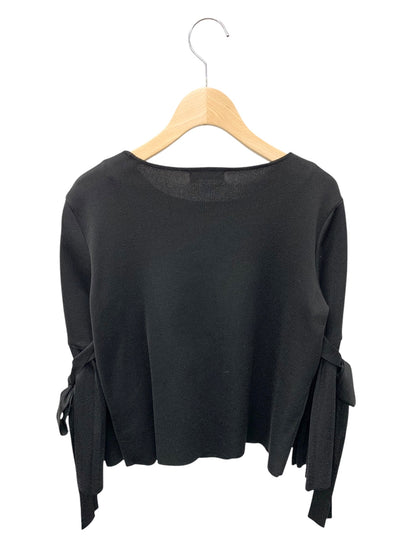 アドーア 531-8170303 カットソー 38 ブラック プリーツスリーブ ITAQVU60S6ES