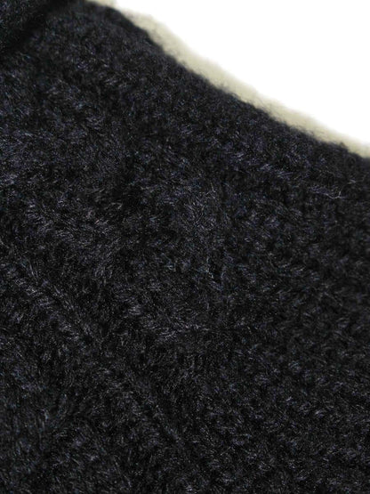 ルネ 5242140 ニット 36 ブラック ケーブル ITUDVJ184UFD