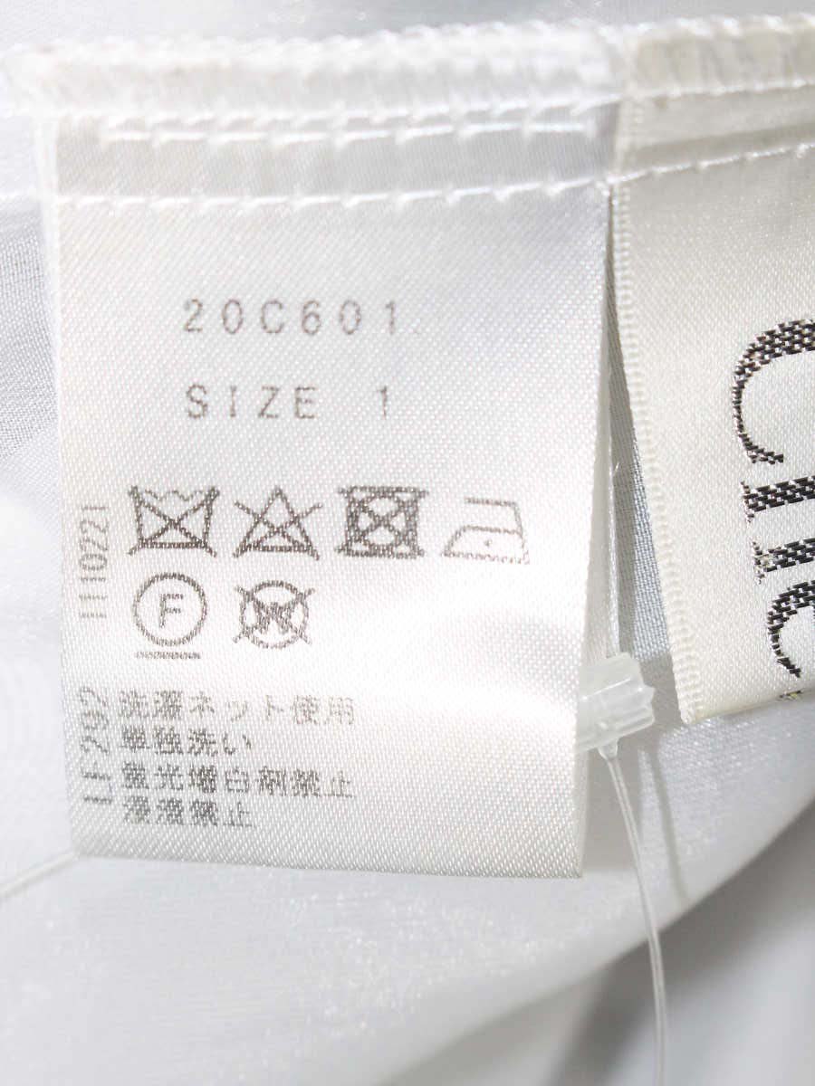 チェスティ 20C601 ペプラムブラウス 1 ホワイト リボン ITLAFCD1G4GM