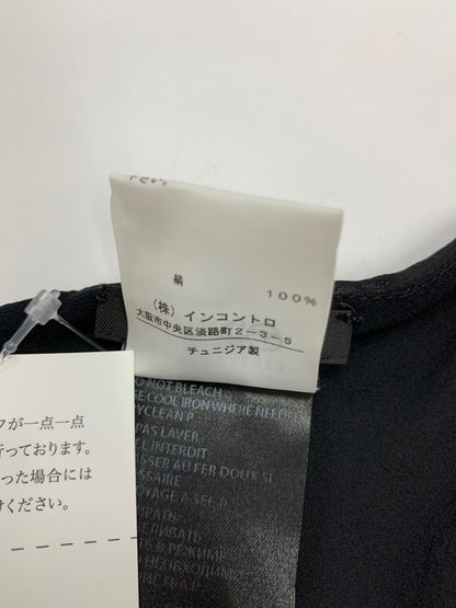 アンドゥムルメステール トップス 34 ブラック フリル IT6XW1FXHIH4