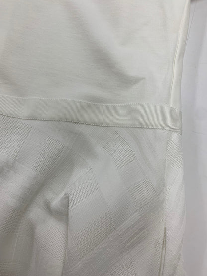 フォクシーブテック ドレス カリーナ 43481 ワンピース 40 ホワイト チェック ITS278DYTM2Q