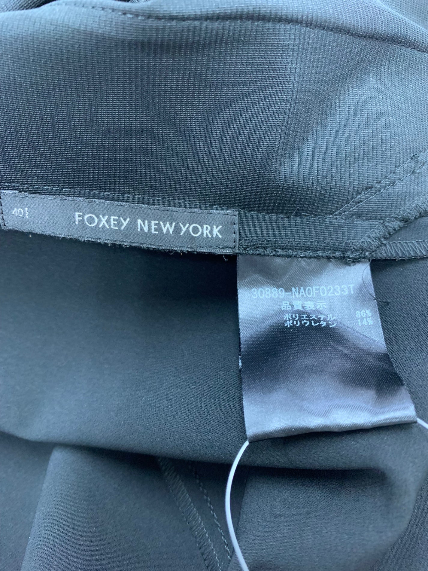 フォクシーニューヨーク 30889 ワンピース 40 ブラック 2way ITNB7T8P183A