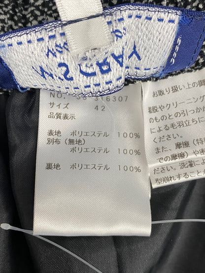 エムズグレイシー 316307 パンツ 42 ブラック ワイド リボン パールビジュー ITHRD1DVCTCI