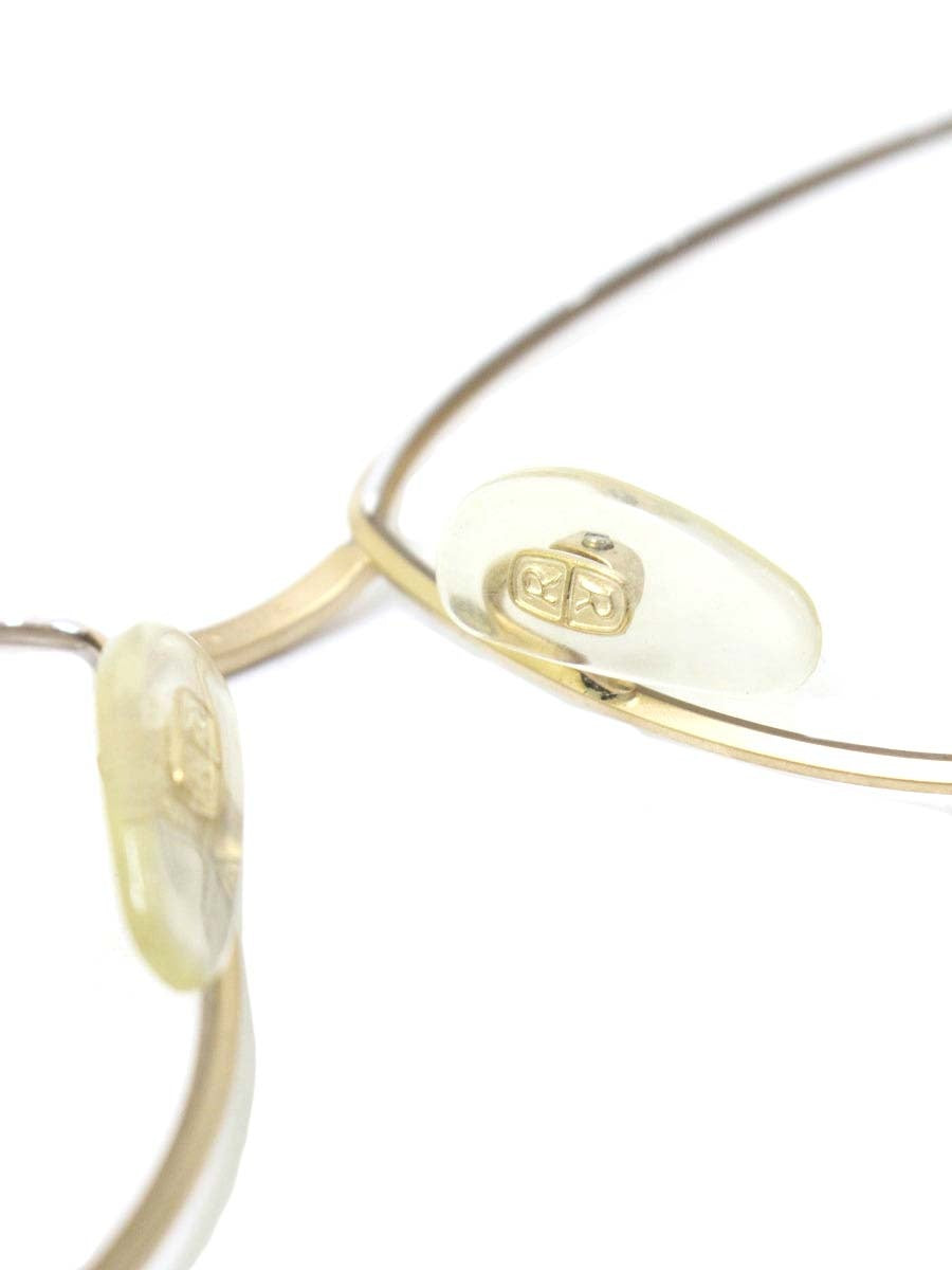 ローデンストック Exclusiv Collection 7153 メガネ ゴールド メタルフレーム ボストン ITTOVVBP89KO 【SALE】