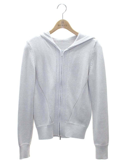 フォクシーブティック ニットパーカ アイレットV 39666 38 グレージュ ITCS2A3HM5BC