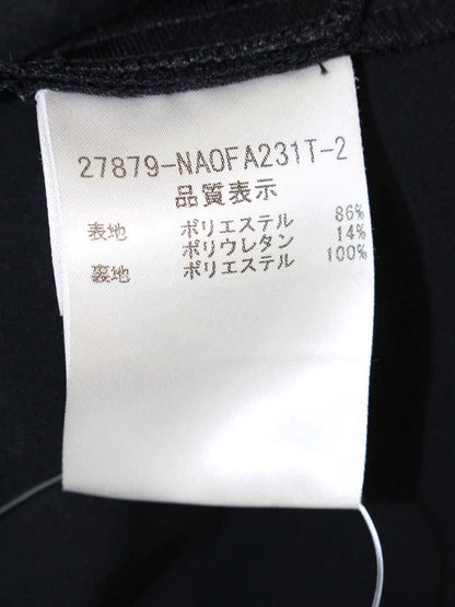 フォクシーニューヨーク ドレス レディエンパイア 27879 ワンピース 40 ブラック バックジップ リボン ギャザー IT3P77M8TYP1