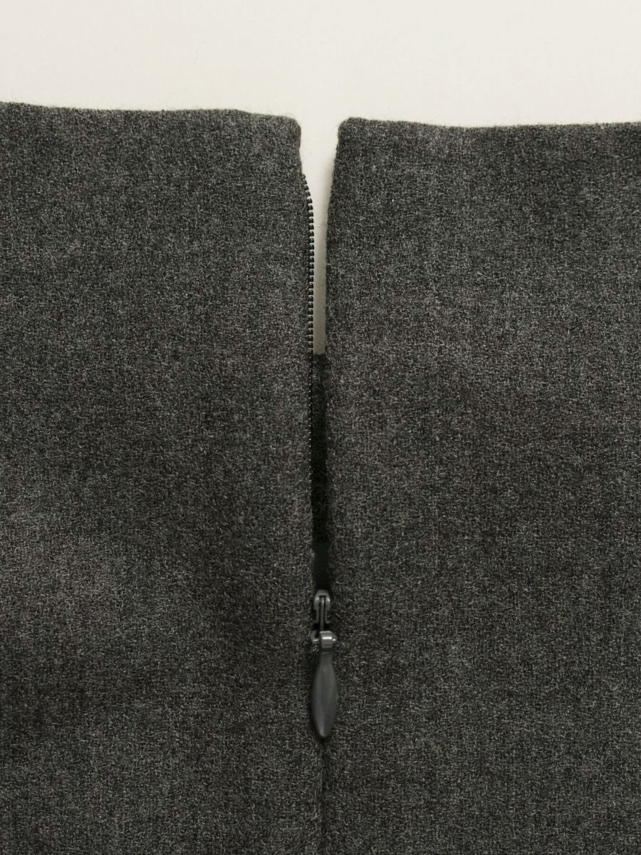 エムズグレイシー 9-C-21620 ワンピース 9 グレー チェック ITF86KP1VRTC