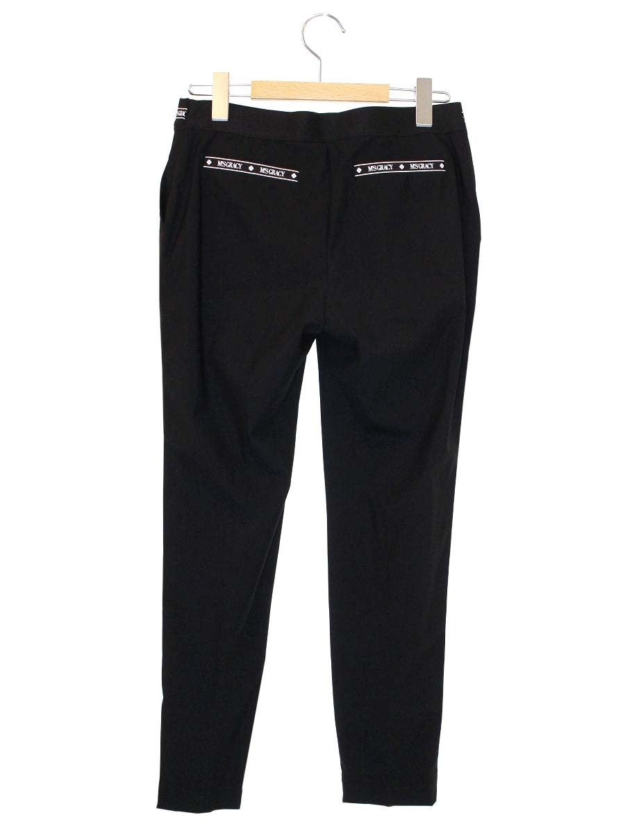 エムズグレイシー 916108 パンツ 36 ブラック ストレッチ ITOO7M8A8BCN