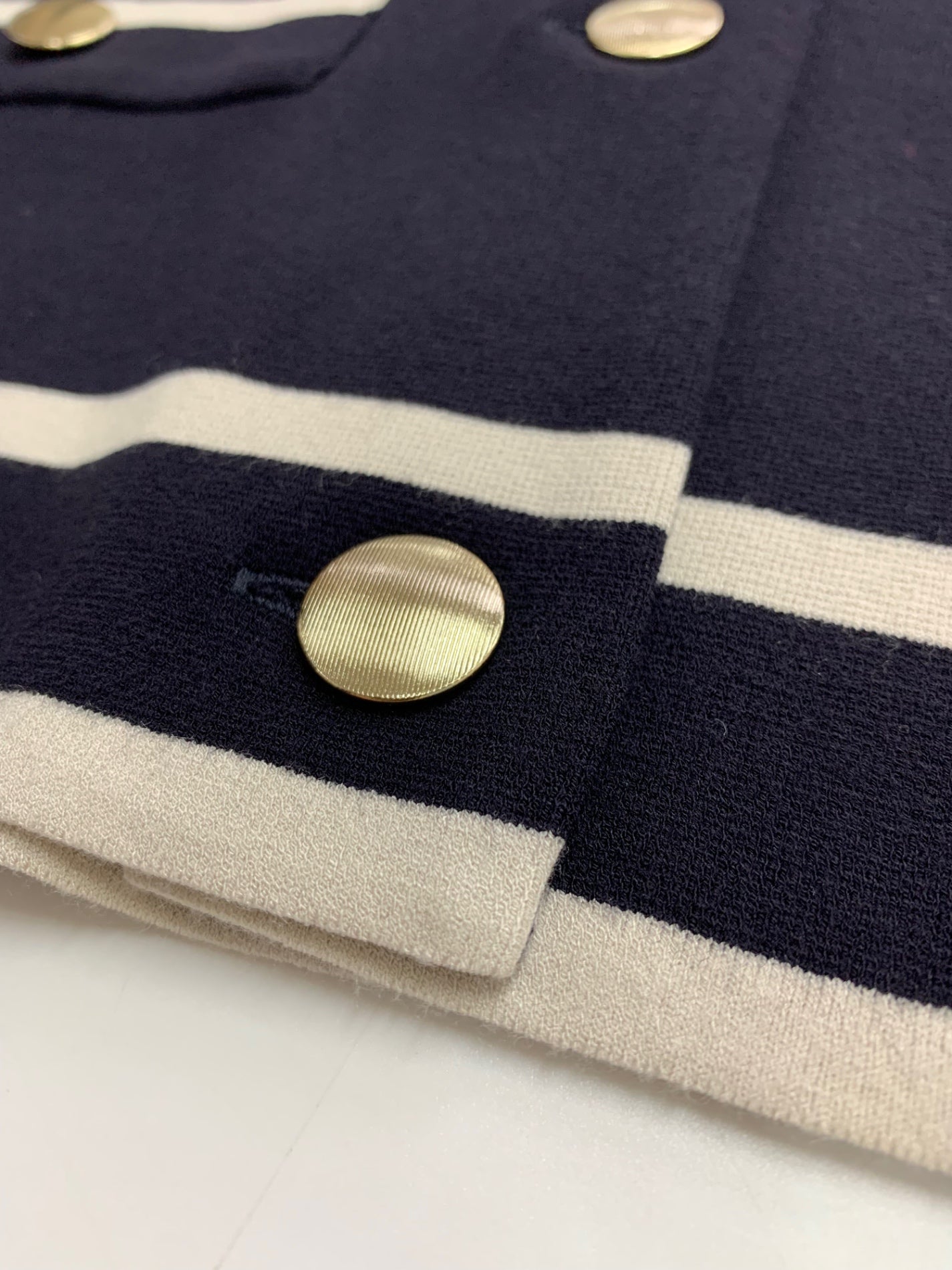 フォクシーブティック Cardigan Timeless 44640 カーディガン 38 ネイビー ITCMT4PISSYW