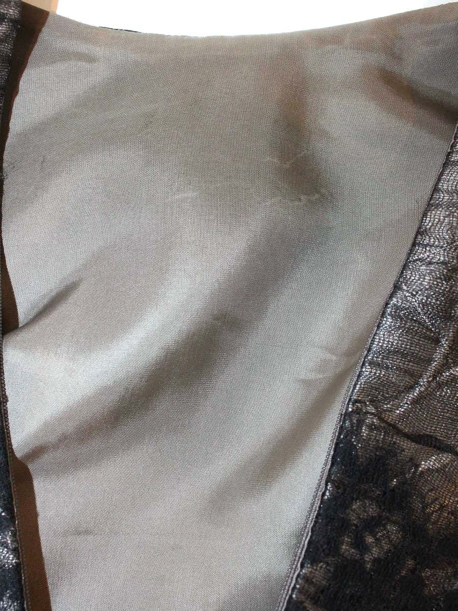 ルネ ワンピース 36 グレージュ レース シルク TISSUE ITU9X7Y90HLI 【SALE】