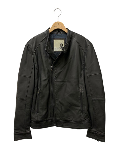 オットバイユークス 038UCT02PE01999 ライダースジャケット L ブラック 羊革レザー ITRDPS1G2RZS