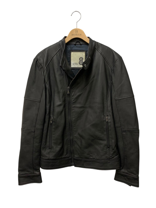 オットバイユークス 038UCT02PE01999 ライダースジャケット L ブラック 羊革レザー ITRDPS1G2RZS