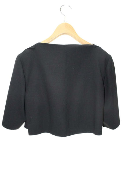 フォクシーブティック 33959 ジャケット 42 ブラック くるみボタン ITEIQ6YH28Y4