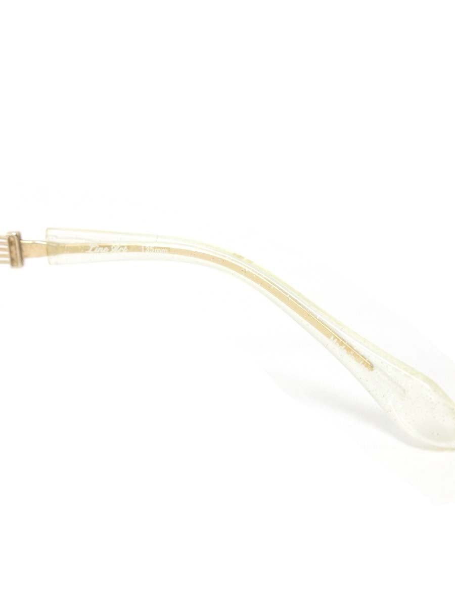 ラインアートシャルマン XL1450 メガネ ゴールド ラインストーン メタルフレーム フルリム オーバル ITG83N19608G 【SALE】