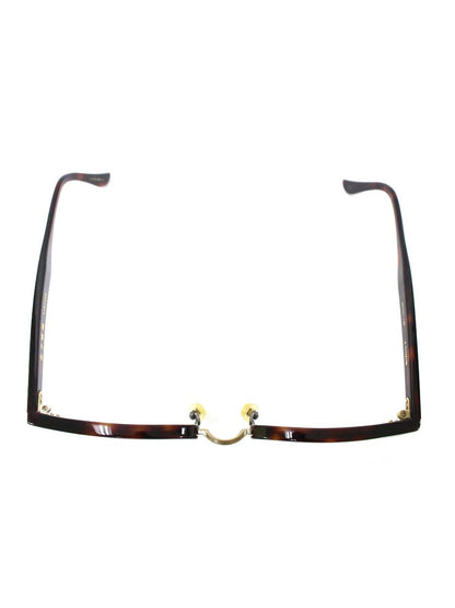 金子眼鏡 VINTAGE KV-27 RDDE メガネ ブラウン/マットゴールド ハーフリム IT348KMKPVFS