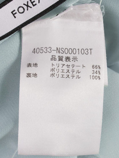 フォクシーニューヨーク 2way モッズドレス 40533 ワンピース 40 ブルー IT5CPR67J724