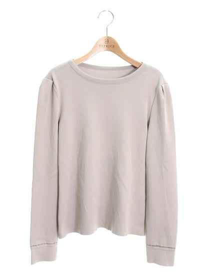 フォクシーブティック Simple Long Sleeve 38196 ニット 40 ベージュ ITBVN2G2NBV2