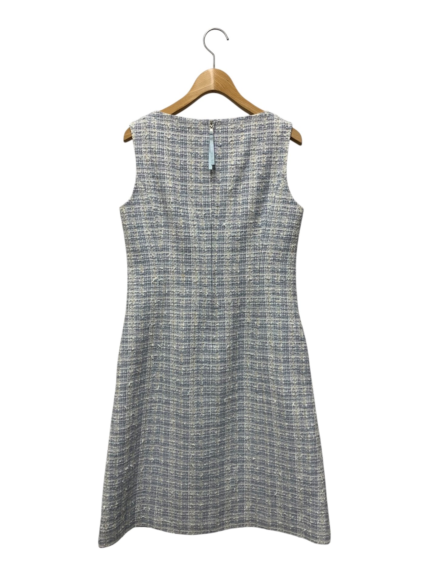 フォクシーブティック Dress Victoria 40543 ワンピース 38 ブルー ツイード ITXGLOUBMD90