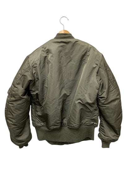 アヴィレックス ブルゾン M カーキグリーン レザージップ ITN5QXLA3LL0