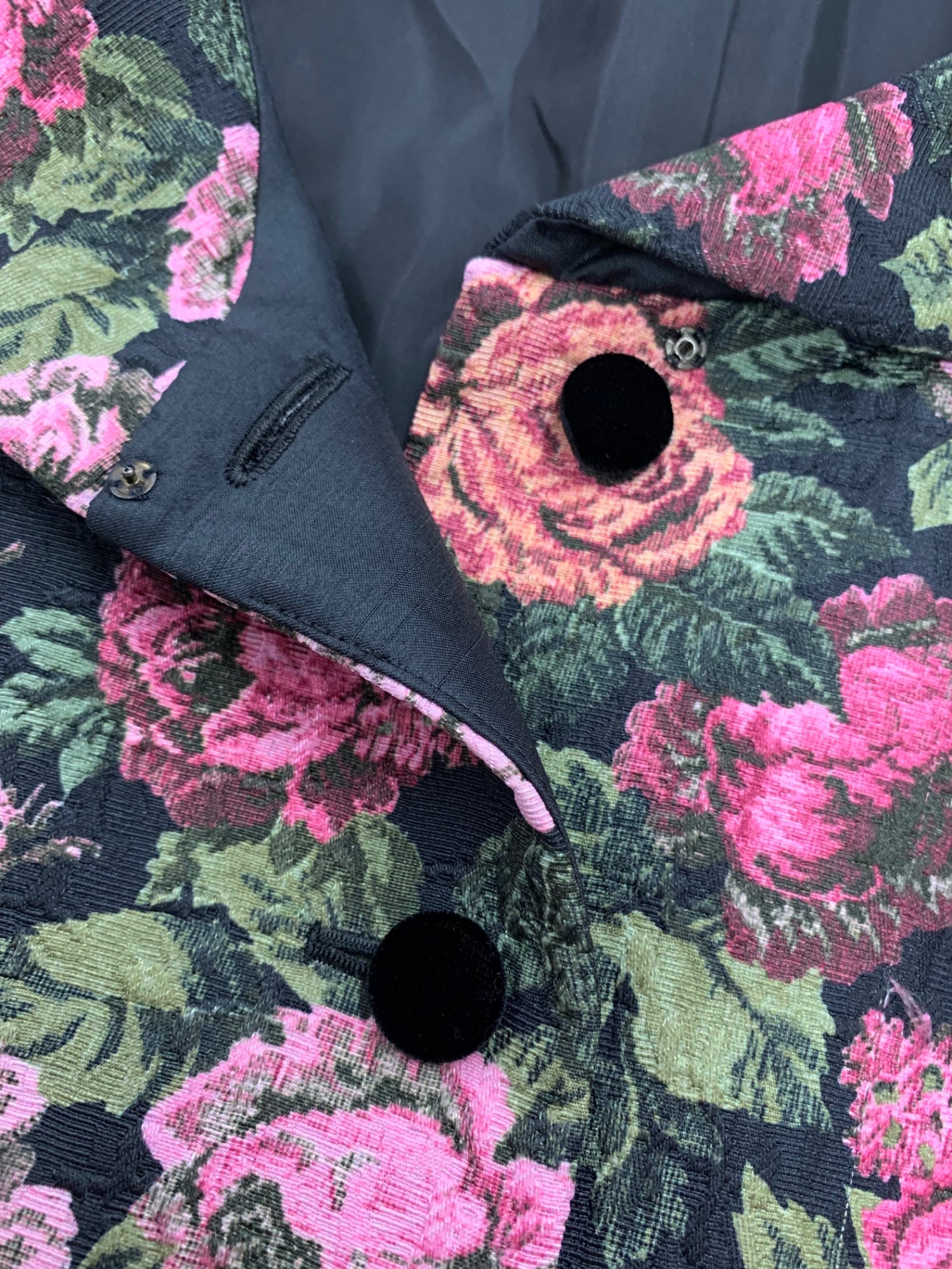 エムズグレイシー 011535 ワンピース 40 マルチカラー ジャガード ベロアリボン ITMYQQ5V8K0E